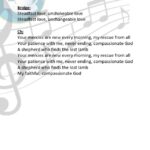 Faithful Compassionate God lyric2