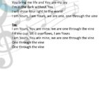 One Through the Vine lyric3