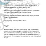 The Glory of Your Name Song Devotional Page 2